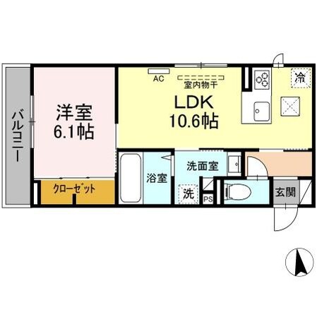 カトレアⅥの物件間取画像